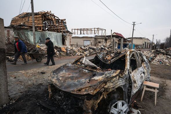 Vues des destructions dans le Brovary ukrainien