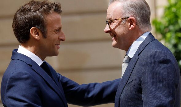 Emmanuel Macron rencontre son homologue