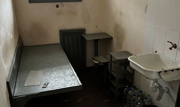 Une vue de l'une des chambres de torture de Kherson 