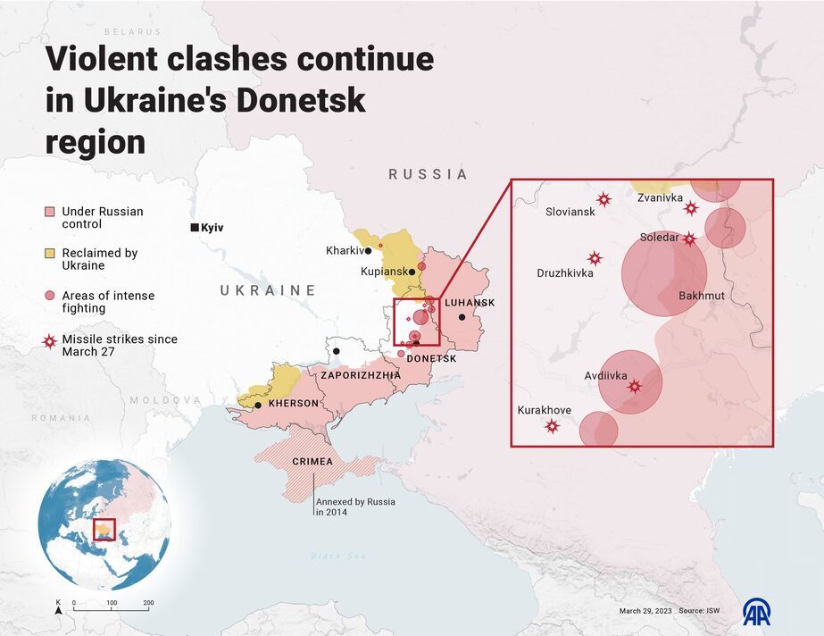 Les affrontements violents se poursuivent dans la région ukrainienne de Donetsk