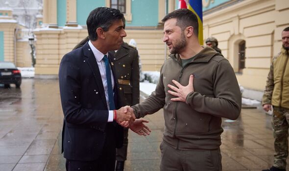 Rishi Sunak et Volodymyr Zelenskyy se rencontrent à Kiev