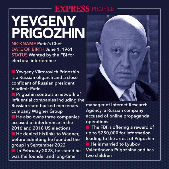 Le patron du groupe Wagner, Yevgeny Prigozhin, est recherché par le FBI 