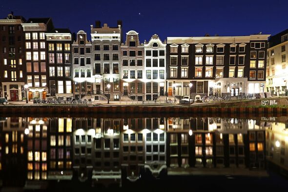Une vue générale d'Amsterdam