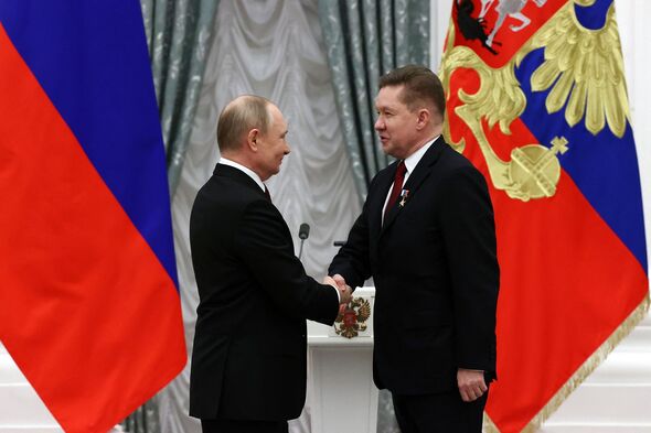 Vladimir Poutine et Alexei Miller