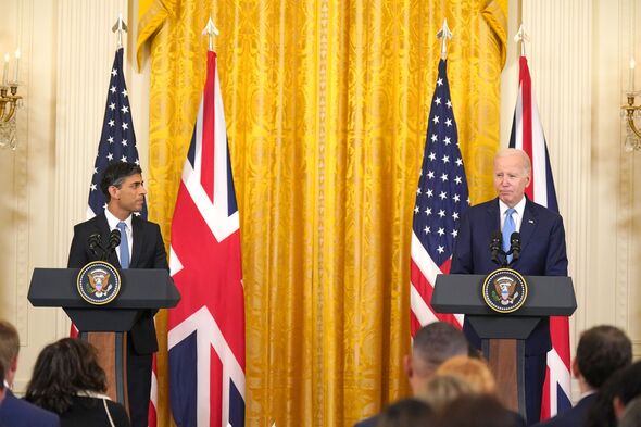 Le président Biden accueille le Premier ministre britannique Rishi Sunak à la Maison Blanche